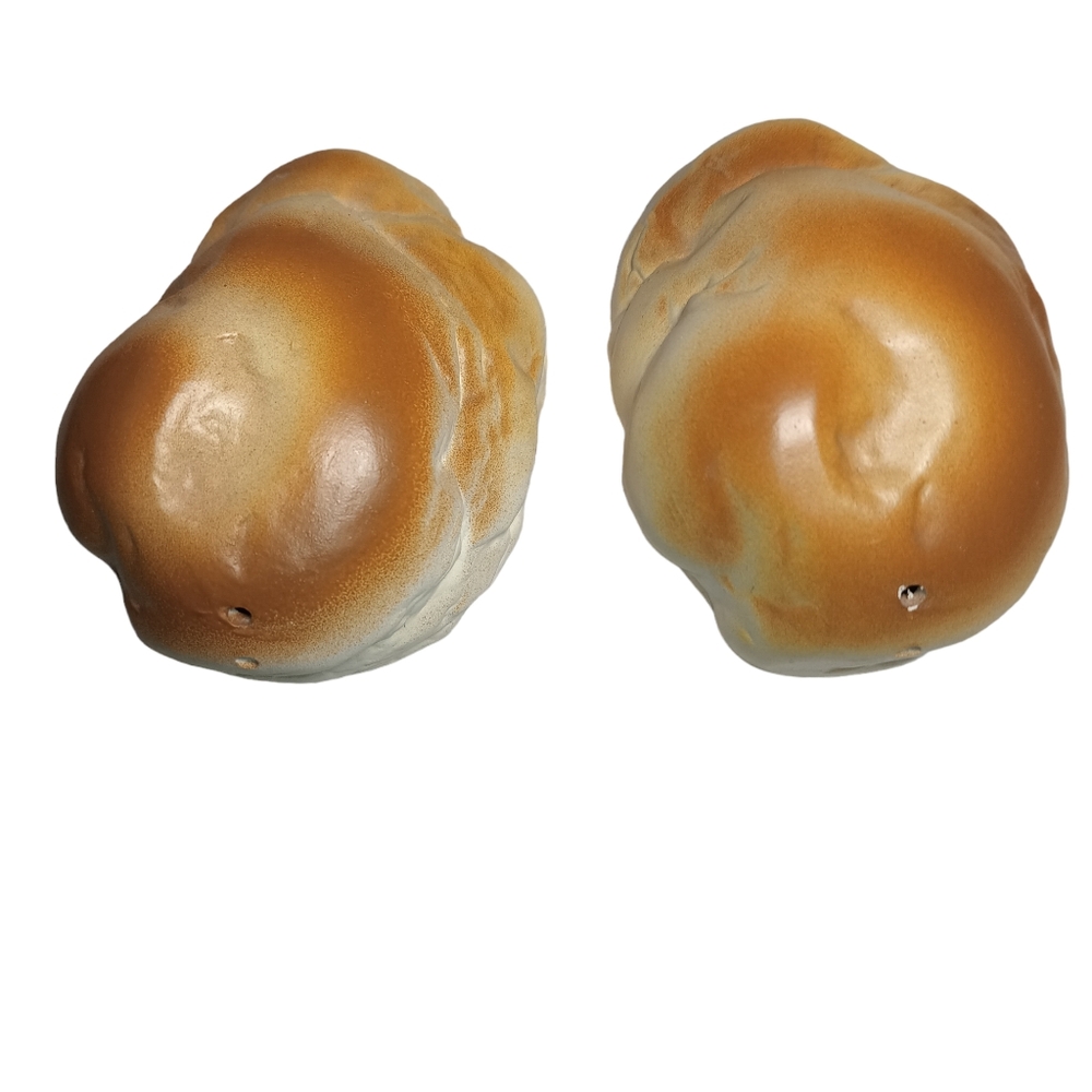 Vintage our own import made in japan bread salt and pepper shakers
